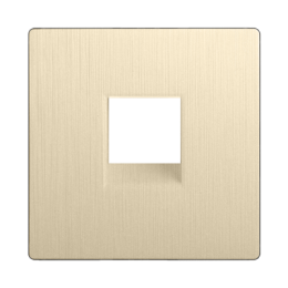 WL10-RJ-11-CP Накладка для телефонной розетки RJ11 (шампань рифленый) Antik Werkel a041447