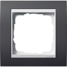 0211328 Рамка Event Черный / Белый 1-постовая Gira 0211328 Рамка Event Черный / Белый 1-постовая Gira