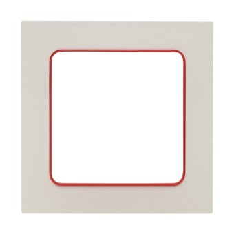 Рамка 1-ая Белый, красная линия EKF Стокгольм EXM-G-304-20