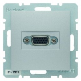 3315411404 BMO VGA-PCB B.x цвет: алюминевый матовый Berker