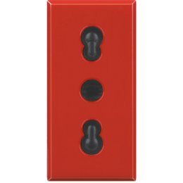 H4180R Axolute Розетка 2К+З, 10/16 А 250 В~ ,с экранированными контактами Bticino