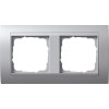 021236 Рамка Event Алюминий 2-постовая Gira