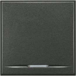 HS4053M2A Axolute Переключатель традиционный,16А, 2 модуля, авт.клеммы,цвет антрацит Bticino