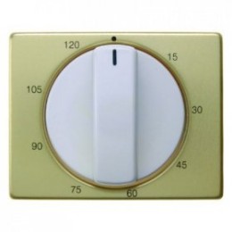 16350102 Центральная панель с регулировкой для механических таймеров цвет: золотой/полярная белизна Arsys Berker