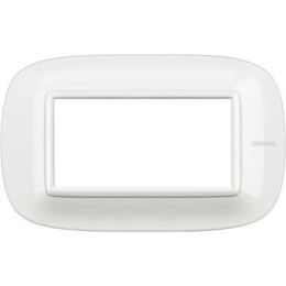 HB4804HD Рамка Axolute Овал Белый 4 модуля Bticino