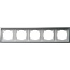 0215114 Рамка F100 Платина 5-постовая Gira