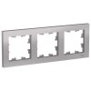 ATN000303 Рамка AtlasDesign Алюминий 3-постовая Schneider Electric