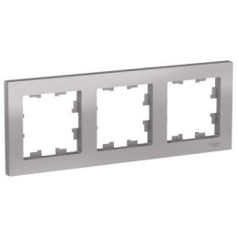 ATN000303 Рамка AtlasDesign Алюминий 3-постовая Schneider Electric