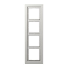 LSD984LG Рамка LS Design Светло-серый 4-постовая Jung