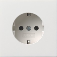0188112 Розетка с заземляющими контактами 16А/250В Белый Gira F100 0188112 Розетка с заземляющими контактами 16А/250В Белый Gira F100