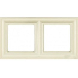 EPD482 Рамка ECO Profi Deco Бежевый 2-постовая гор/верт. Jung