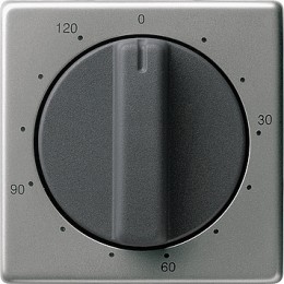 064220 Накладка таймера 120 мин Сталь Gira E22