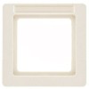 10116012 Рамка с полем для надписей Q.1 Белый бархат 1-постовая Berker