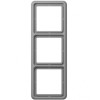CD583GR Рамка CD 500 Серый 3-постовая Jung