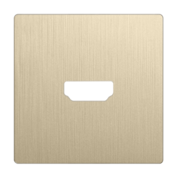 WL10-HDMI-CP Накладка для розетки HDMI (шампань рифленый) Antik Werkel a041305