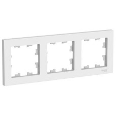 ATN000103 Рамка AtlasDesign Белый 3-постовая Schneider Electric ATN000103 Рамка AtlasDesign Белый 3-постовая Schneider Electric