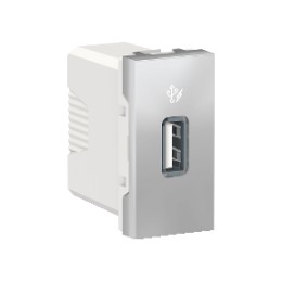 NU342830 Розетка USB, 5 В / 1000 мА, 1 Модуль Алюминий Schneider Electric