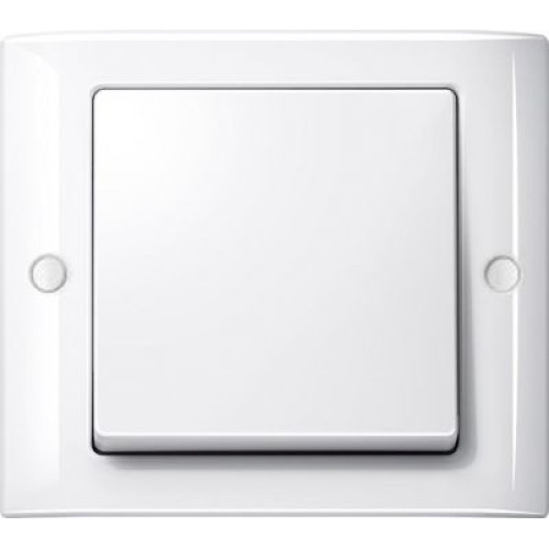 MTN401119 Рамка с винт. креп. Aquadesign Полярно-белый 1-постовая Merten