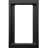 13097006 Рамка с большим вырезом K.1 Антрацит матовый 2-постовая Berker