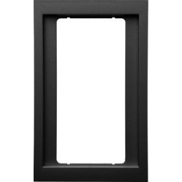 13097006 Рамка с большим вырезом K.1 Антрацит матовый 2-постовая Berker