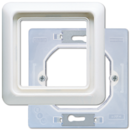 CD681WUWW Рамка CD Ударопрочная Белый 1-постовая Jung