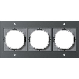 021367 Рамка TX44 Антрацит 3-постовая Gira