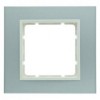10116914 Рамка B.7 Полярная белизна, алюминий 1-постовая Berker