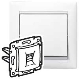 774441 Valena Розетка комп(RJ45) 1-ая 5 кат ISDN 300MHz 8конт Legrand