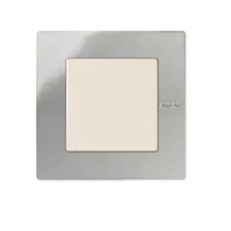 2705610-124 Рамка универсальная, 1 пост, (+суппорт, +шестигранник), 100*100мм, IP44, IK07, Scudo, хром Simon 27