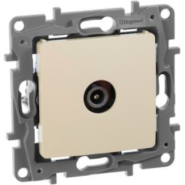 672365 Розетка TV - оконечная - 5 дБ - 5-862 мГц - Etika - слоновая кость Legrand