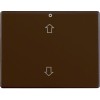14050301 Перекидной выключатель с оттиском Стрелки цвет: коричневый, с блеском Arsys Berker