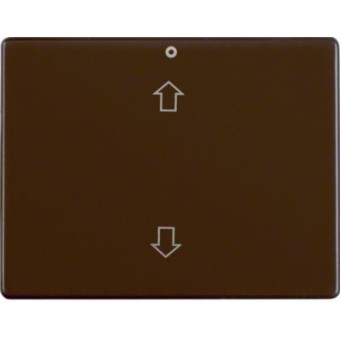 14050301 Перекидной выключатель с оттиском Стрелки цвет: коричневый, с блеском Arsys Berker