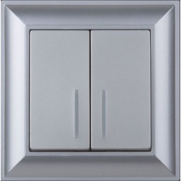 WL14-Frame-01 Рамка на 1 пост (серебряный) Fiore Werkel a038845