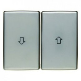 14340104 Клавиши с оттиском Стрелка цвет: нержавеющая сталь Arsys Berker