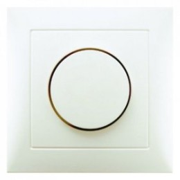 11308982 Панель с регулирующей кнопкой для поворотных диммеров цвет: белый, с блеском S.1 Berker