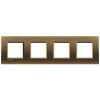 LNA4802M4BZ Рамка LivingLight Квадрат Бронза 2+2+2+2 модуля Bticino