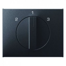 10887106 Центральная панель с вращающейся ручкой для 3-уровневого выключателя цвет: антрацит, матовый K.1 Berker