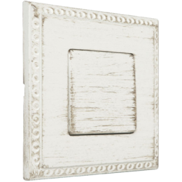 FD01211BD Рамка Provence Белый 1-постовая Fede