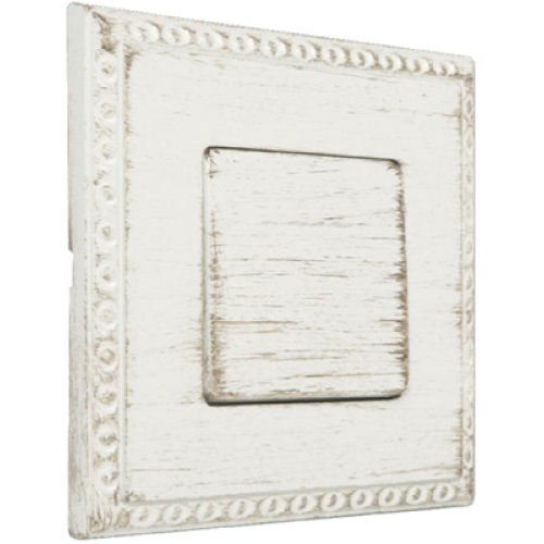 FD01211BD Рамка Provence Белый 1-постовая Fede