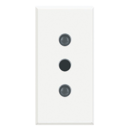 HD4113 Axolute Розетка 2К+З, 10 А 250 В~ , с заземляющими контактами, 4 мм Bticino