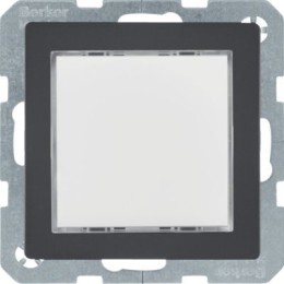 29526086 Светодиодный световой сигнал, Q.1/Q.3, цвет: антрацитовый, с эффектом бархата Berker