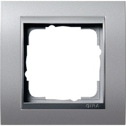 021136 Рамка Event Алюминий 1-постовая Gira