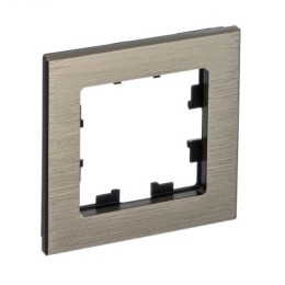 ATN312201 Рамка одинарная Schneider Electric Atlasdesign Nature, латунь металл