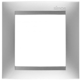 1500610-033 Рамка универсальная, 1 пост, алюминий Simon 15