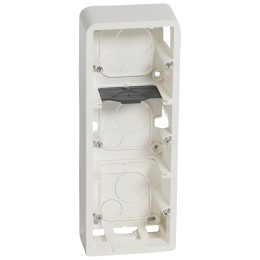 080283 Mosaic Коробка накладная бел. 3х2м,выключателя 40мм Legrand