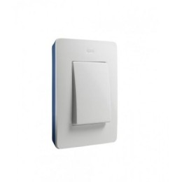 8200610-201 Рамка декоративная, 1 пост, Simon 82 Detail Original, белый-индиго