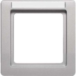 10116014 Рамка с полем для надписей Q.1 Алюминиевый с эффектом бархата 1-постовая Berker