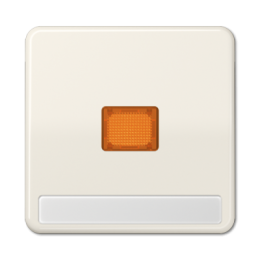 CD590NAKO CD 500/CD plus Бежевый Клавиша 1-я с/п с оранжевой линзой с полем для надписи Jung