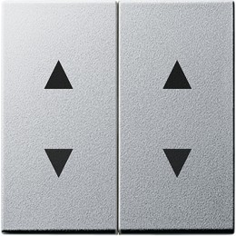 115026 Двойная клавиша для жалюзи со стрелками Алюминий Gira