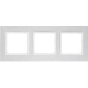 10136914 Рамка B.7 Полярная белизна, алюминий 3-постовая Berker